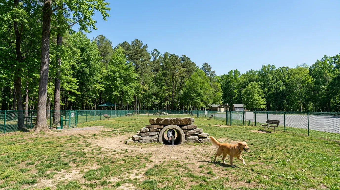 Dog Park in Wheaton Regional Park