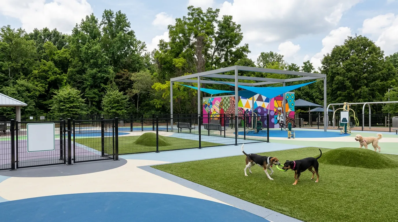 Dog Park at Dewey Local Park